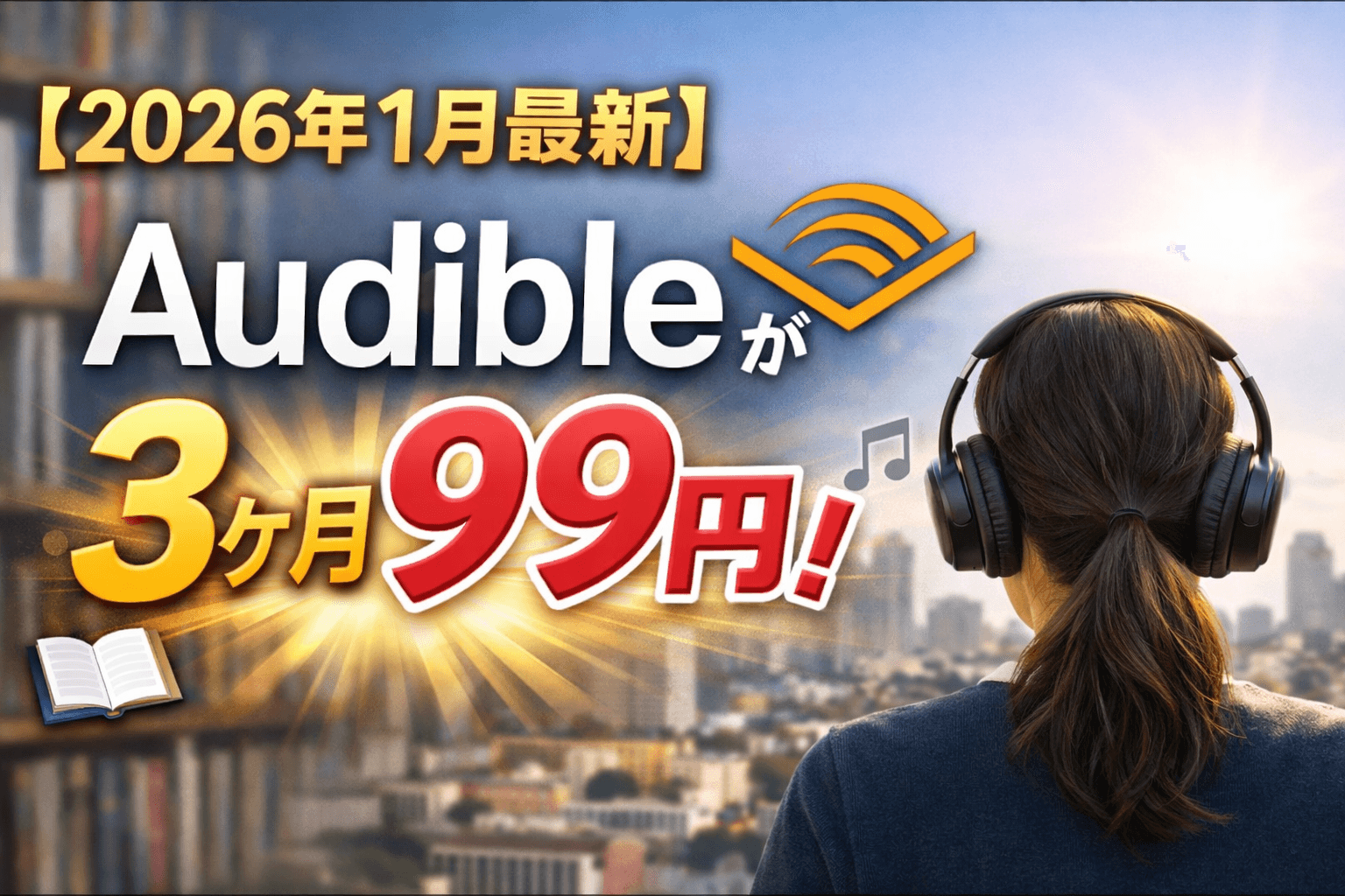 【本を読む時間がない人へ】Audibleで人生のインプット量が変わる話